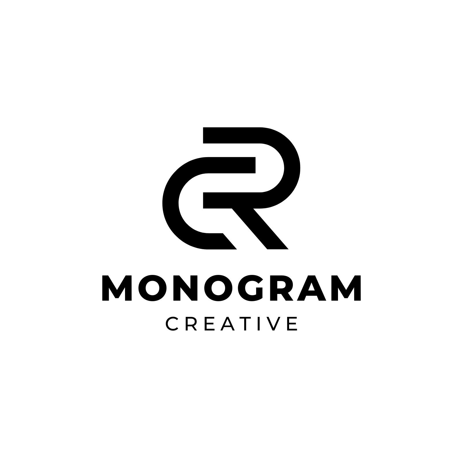 Letter M M logo design. creative minimal monochrome monogram