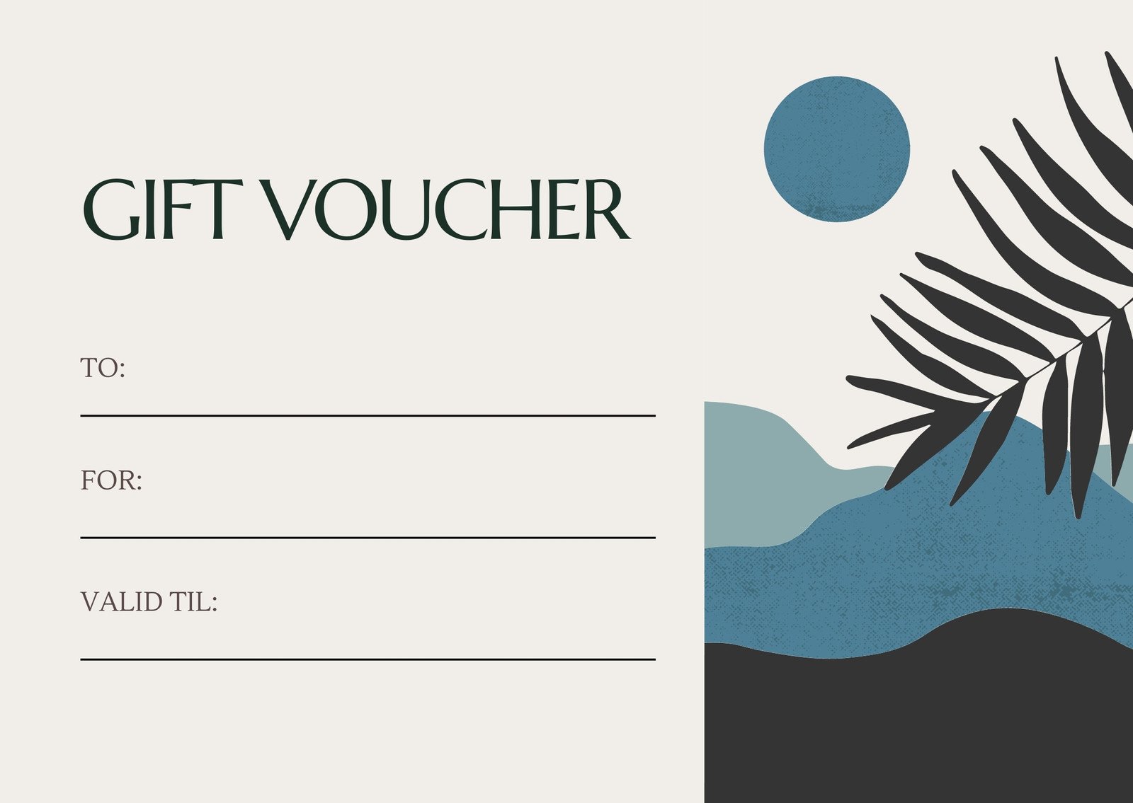Canva Gift Certificate Template Graphic by Mycreativee · Creative Fabrica