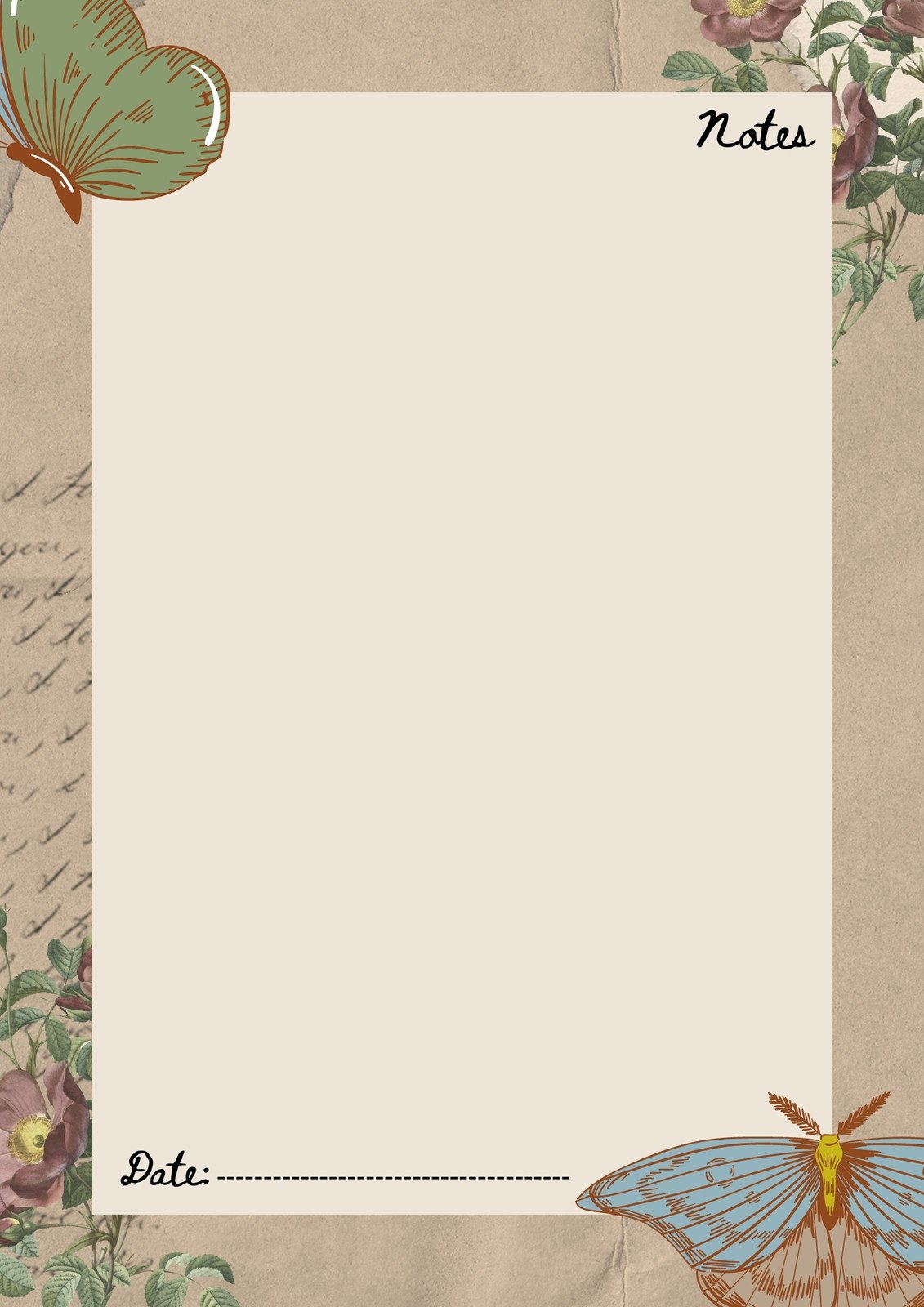 Page 4 - Free printable page border templates you can customize | Canva