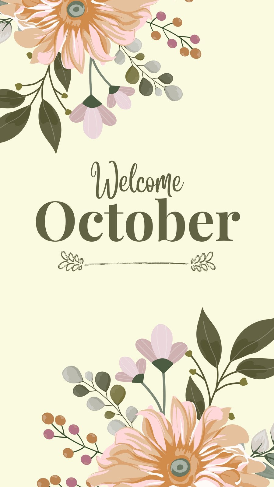 welcome october tumblr