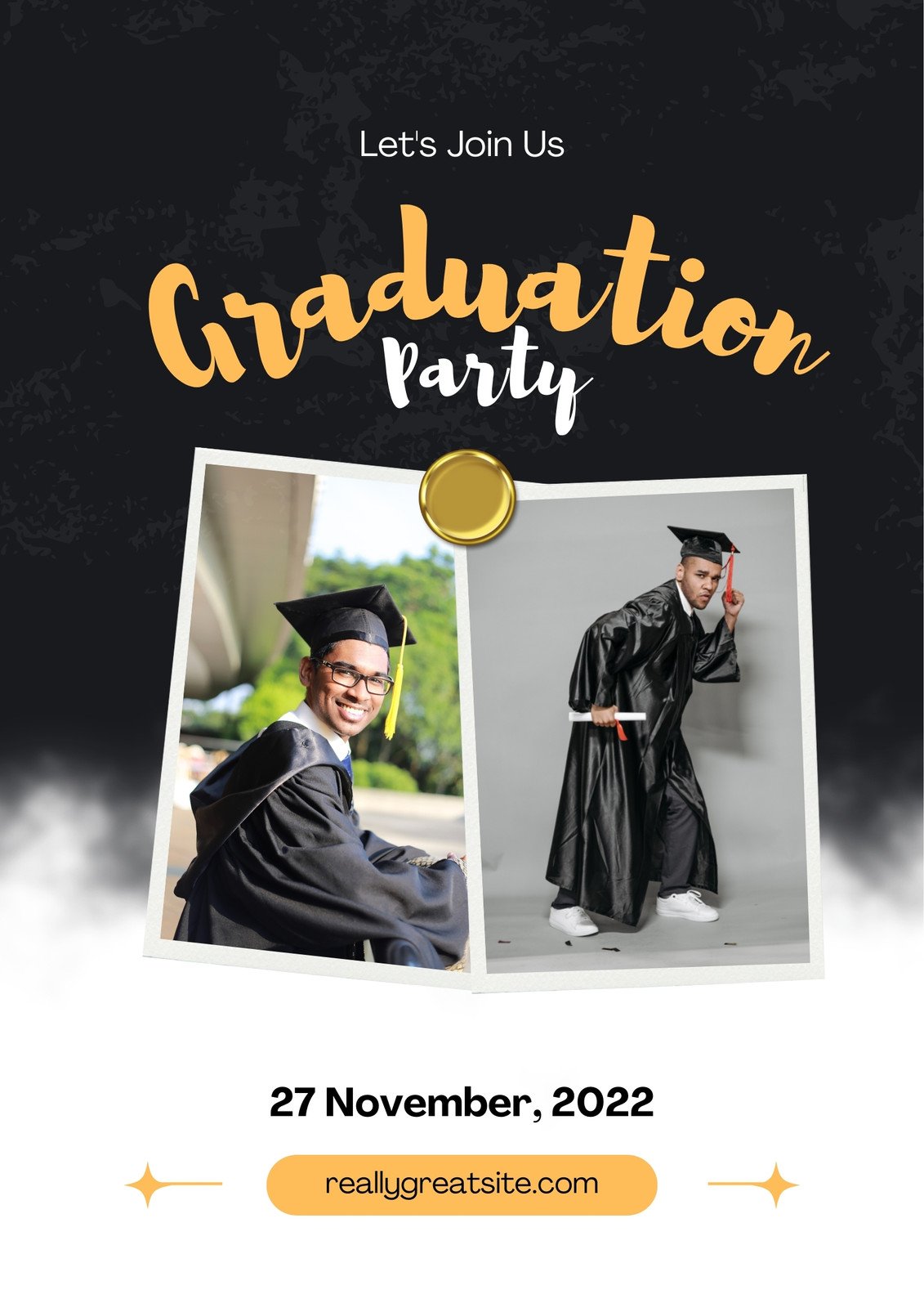 Write Your Name Poster Design For The Graduation Season Template