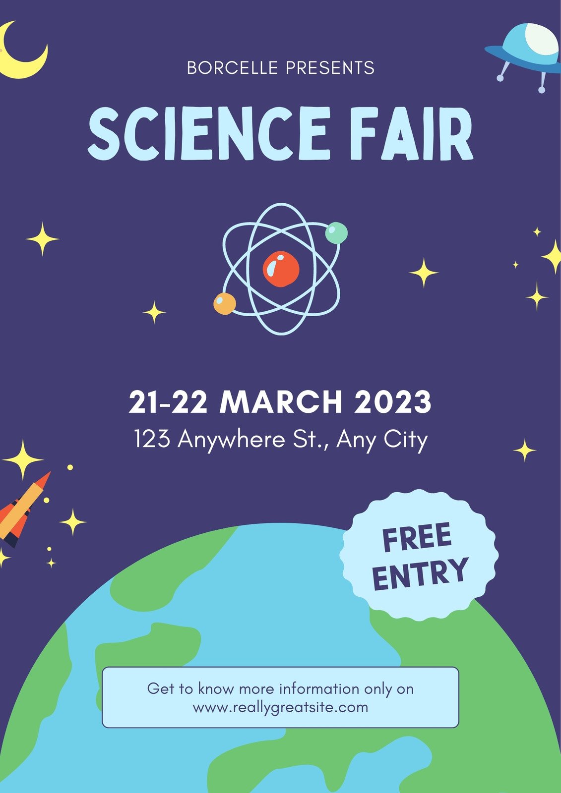 Free printable, customizable science fair poster templates | Canva