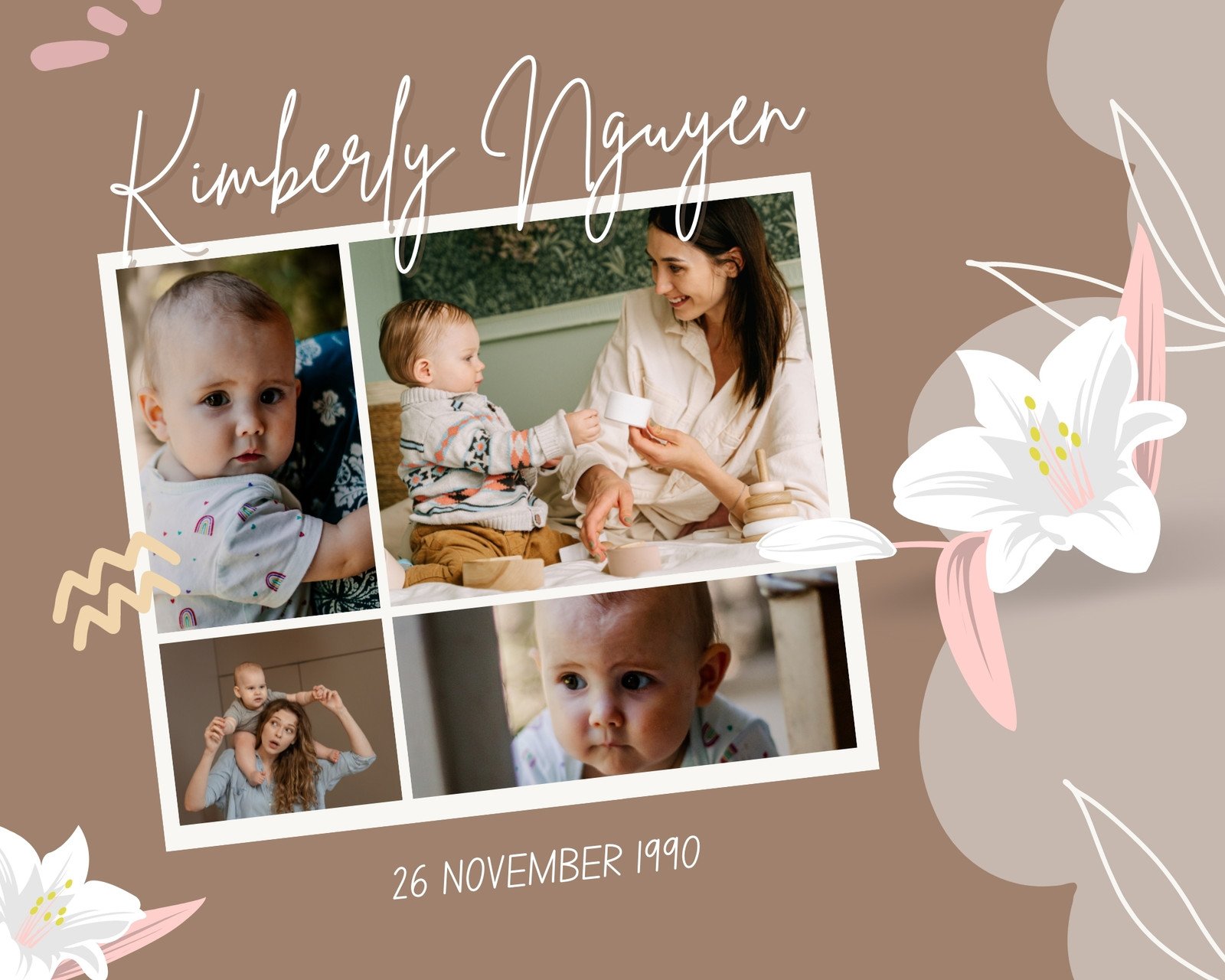 Page 2 - Free printable and customizable scrapbook templates