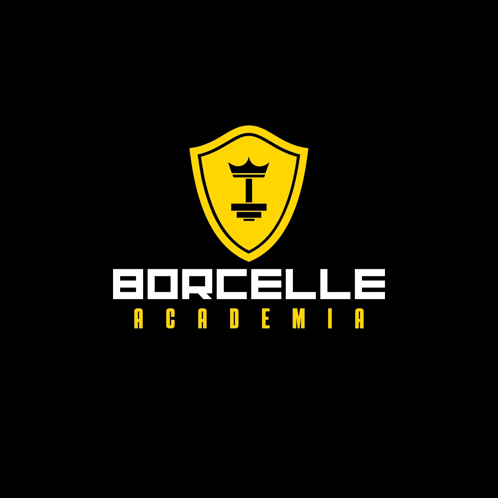 Modelos de vetores inspiradores de logotipo de academia