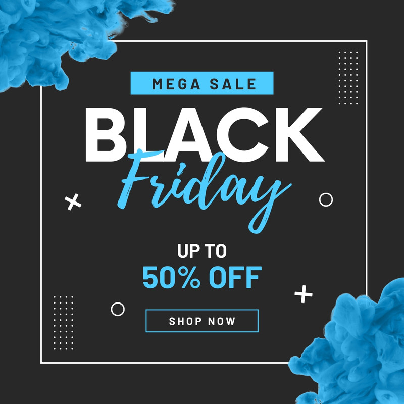 Free and customizable black friday templates