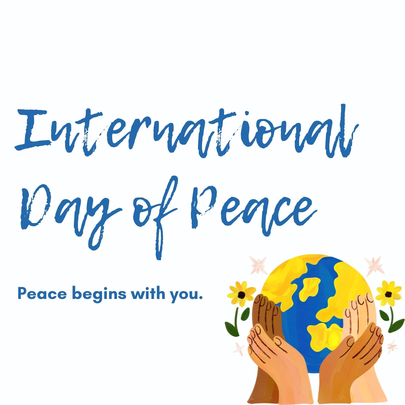 Free and customizable world peace day templates