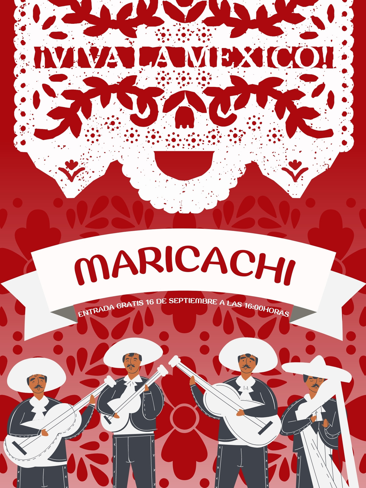 Plantillas mariachi - Gratis y editables - Canva