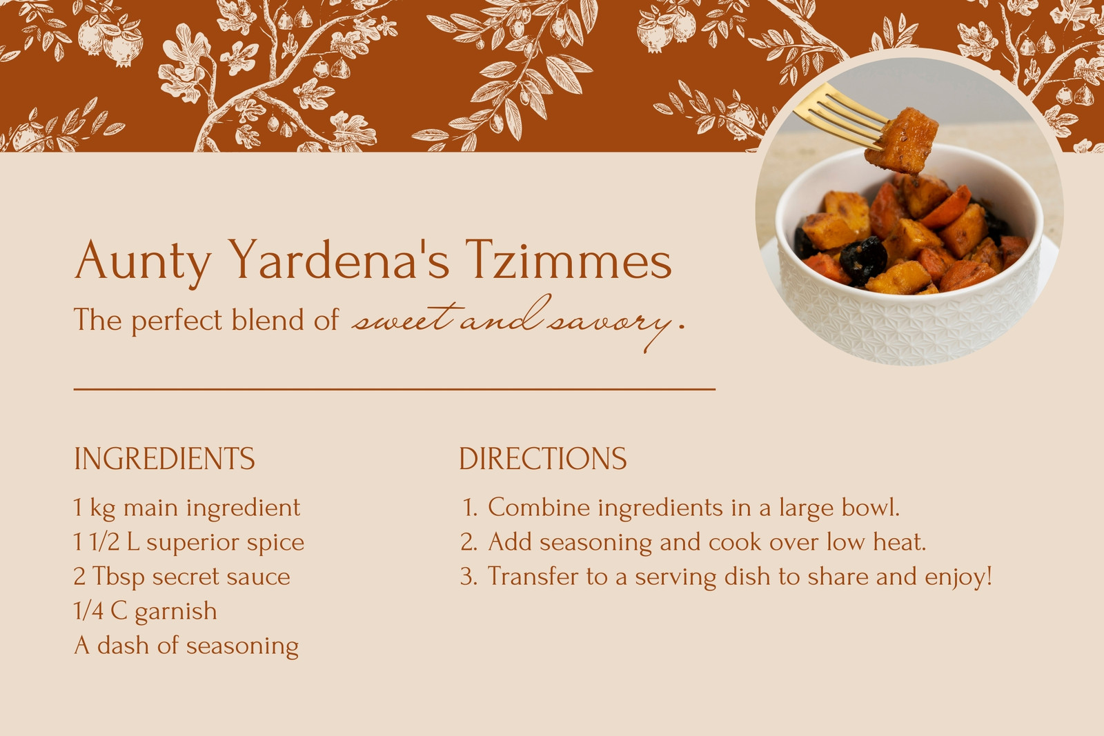 Free, custom printable recipe card templates online