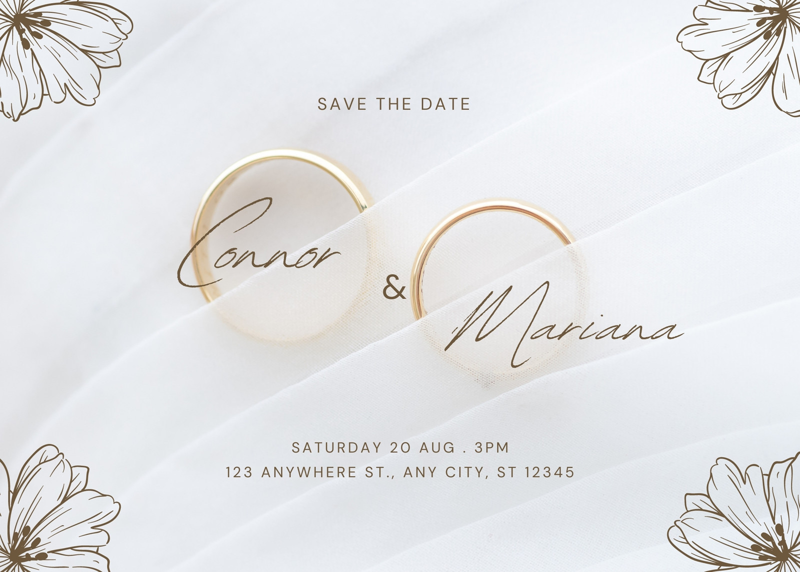 Wedding Invitations for Wedding Planners - 4 Customizable Canva