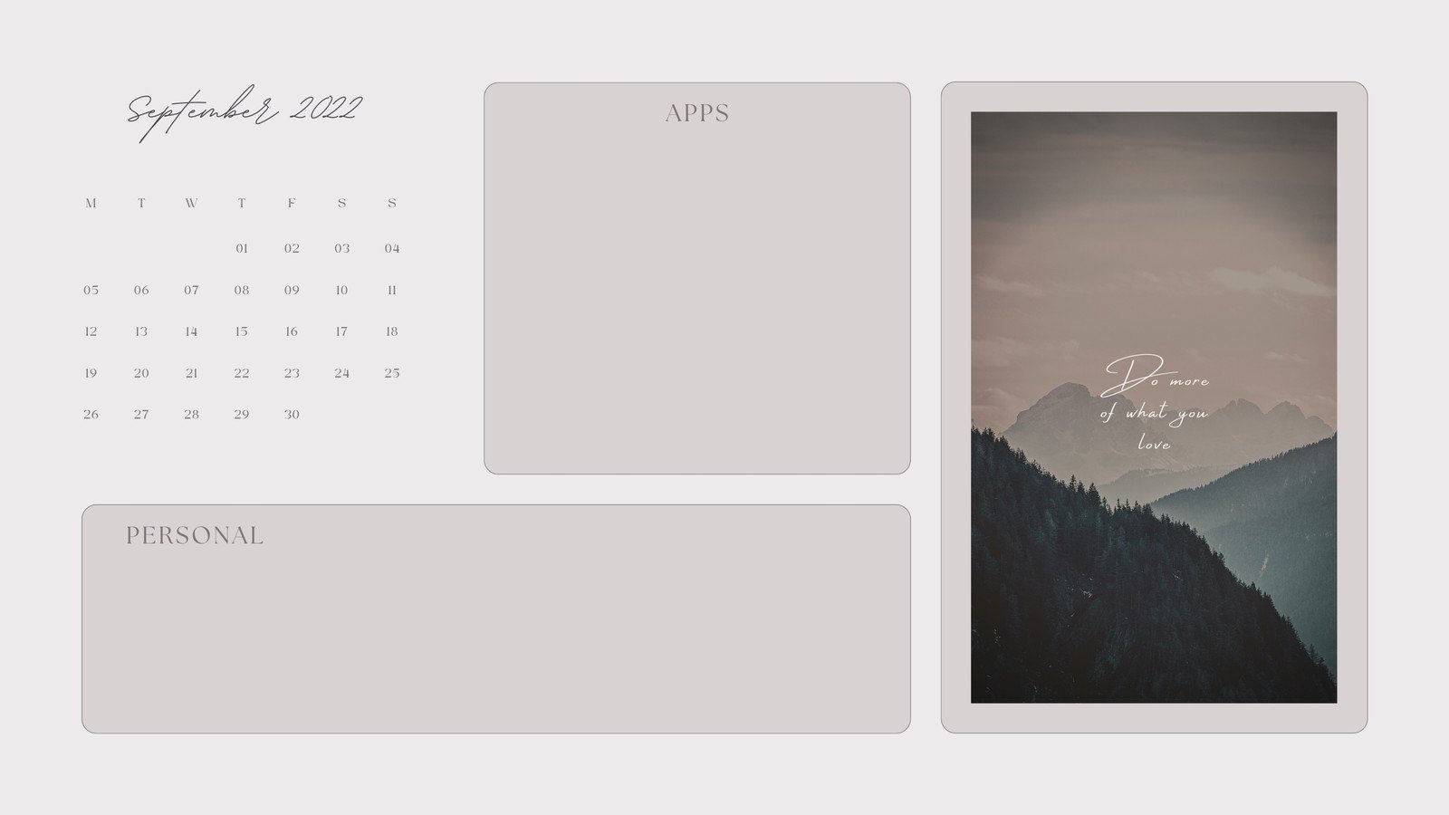 Free custom desktop organizer wallpaper templates  Canva