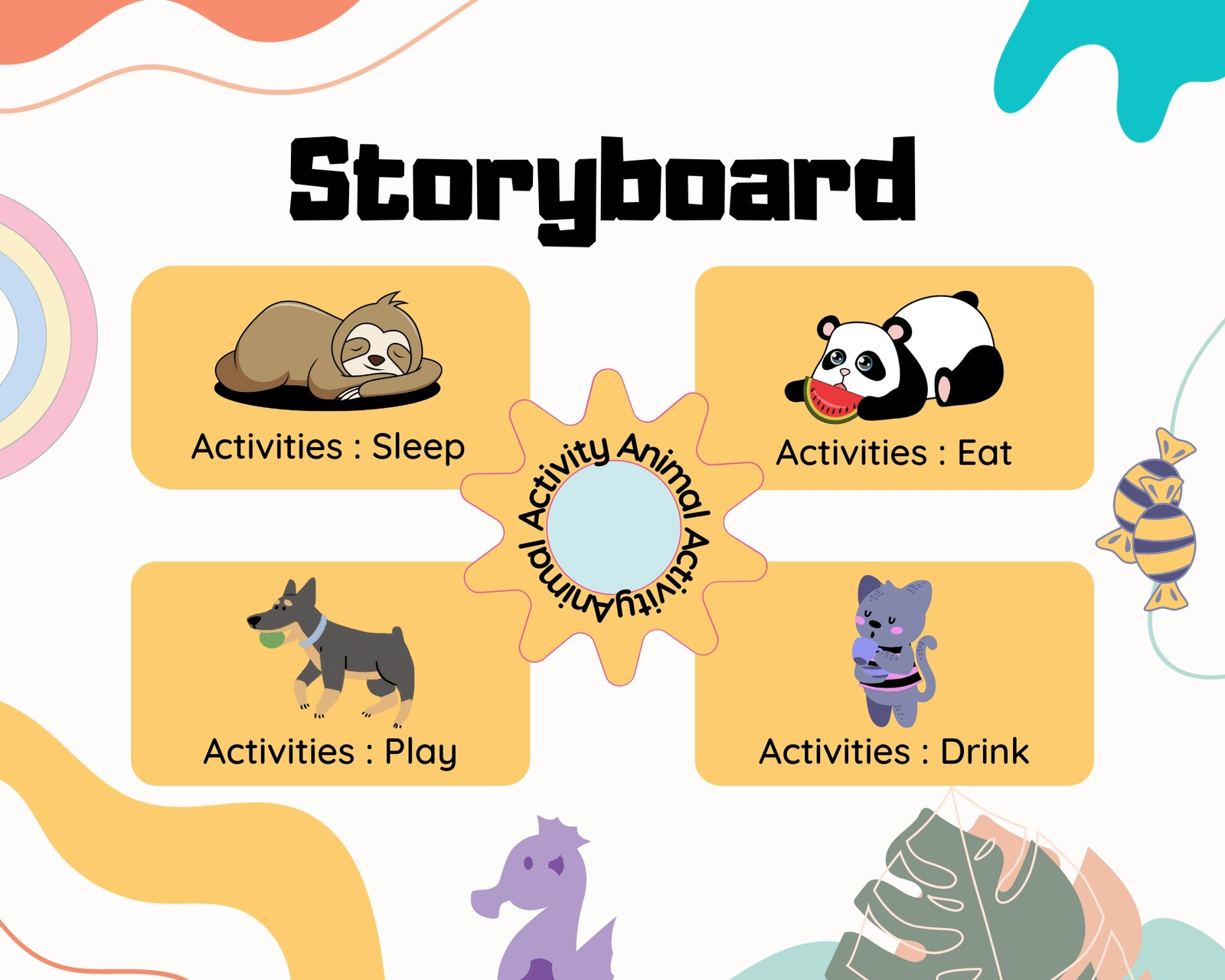 Free, printable, customizable storyboard templates | Canva