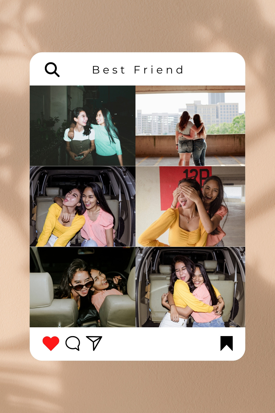 Premium Photo  Express Your Love with Best Friends Images Generative AI