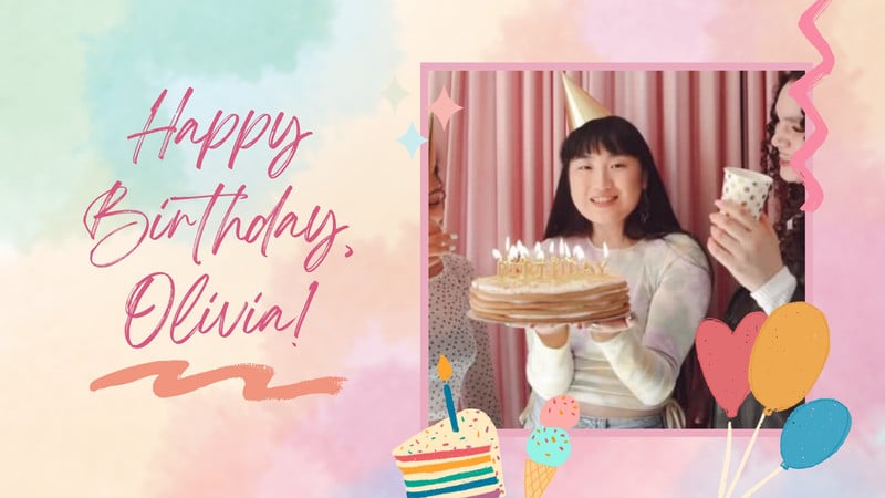Free birthday video templates you can customize | Canva