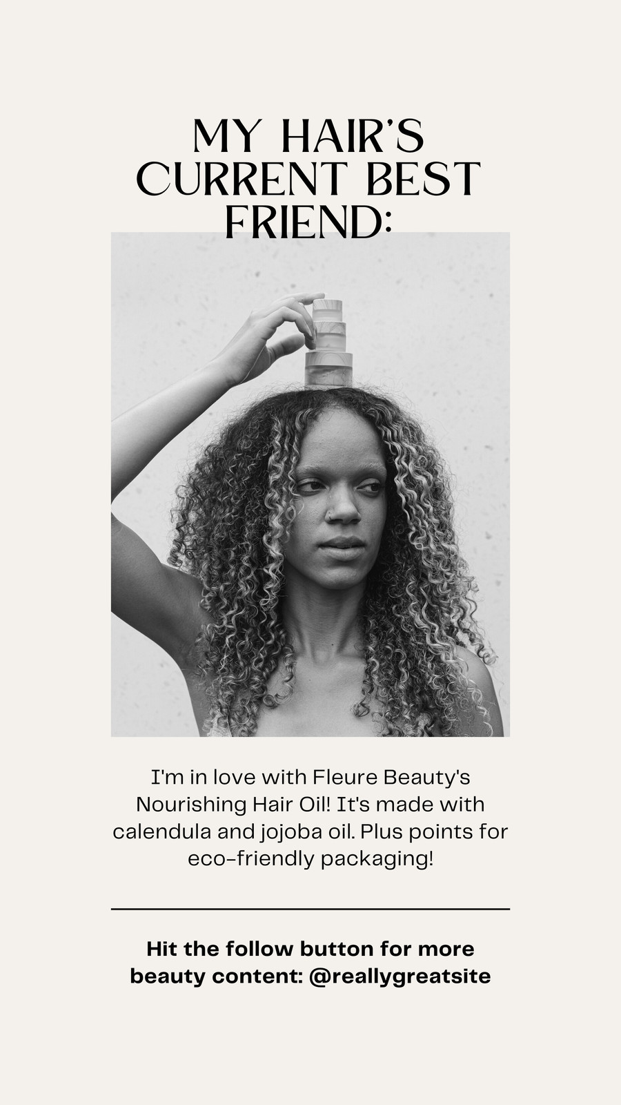 Black and White Natural Illustrative Clean Beauty Personal Faves Sustainable Beauty Your Story