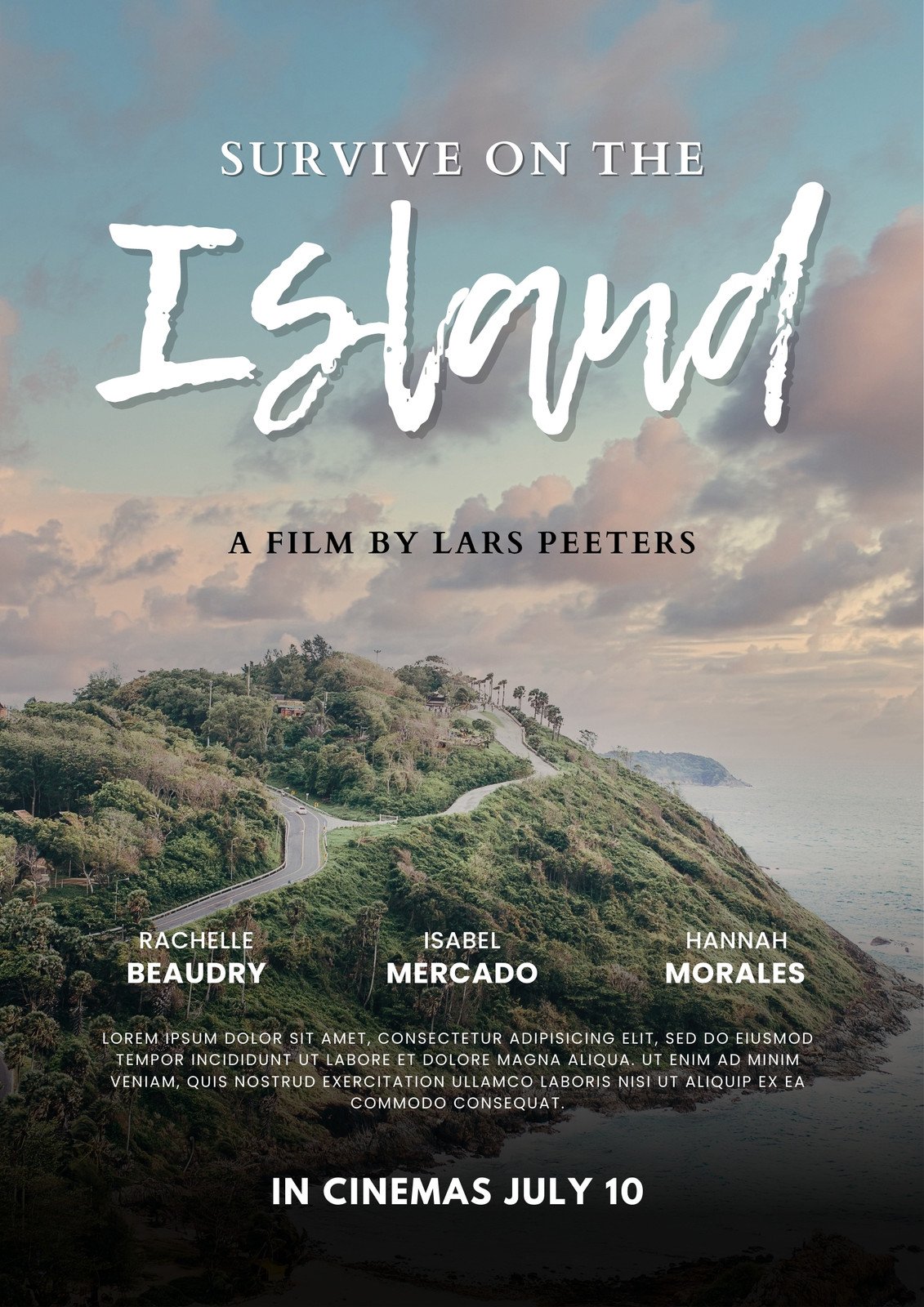 Simple Thriller The Island Movie Poster