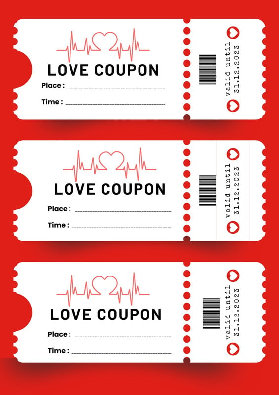 Page 4 Free Printable Love Coupon Templates Canva 8489