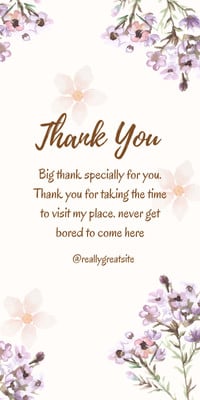 Page 3 - Printable, customizable thank you card templates | Canva
