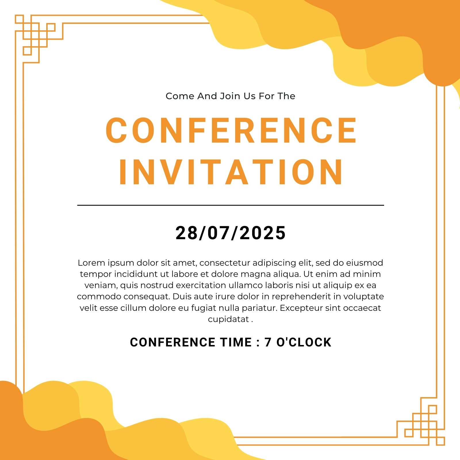 Free custom printable company event invitation templates | Canva