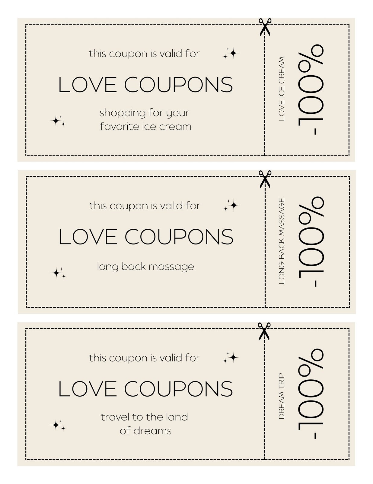 Free sample coupons