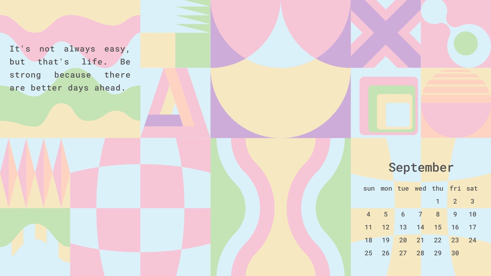 Free customizable geometric desktop wallpaper templates | Canva