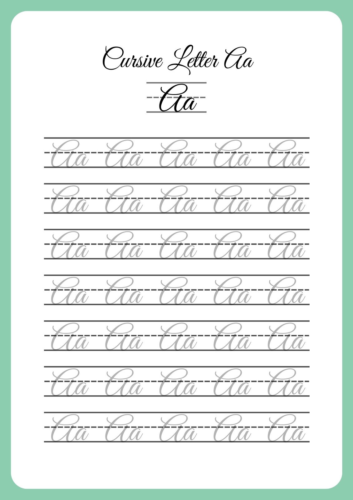 Printable Handwriting Practice Sheets for Adult Cute Handwriting Practice  Alphabet Tracing Paper for Adult Traceable Handwriting Guide 