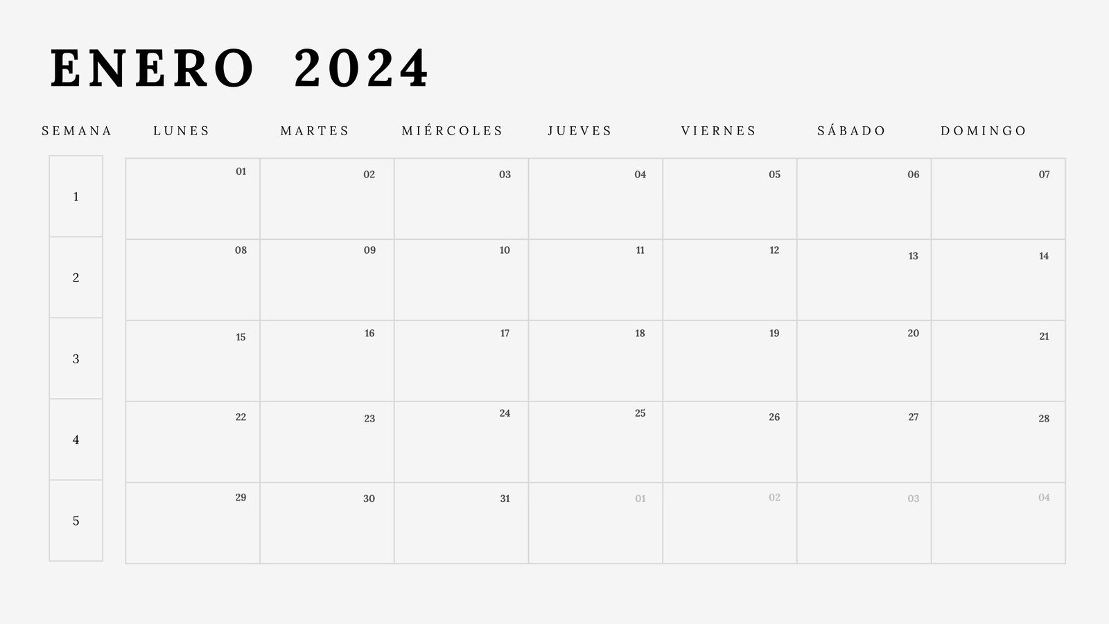 Plantillas de calendarios para 2022