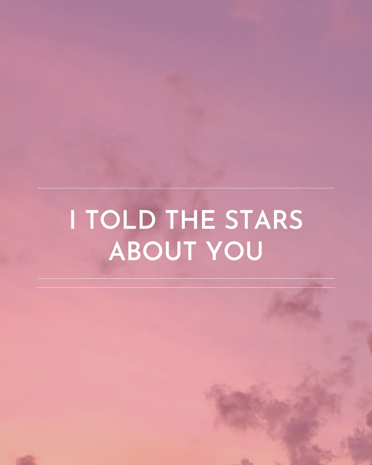 canva aesthetic pink sky romantic quote instagram post T49Dqmvn7Vo