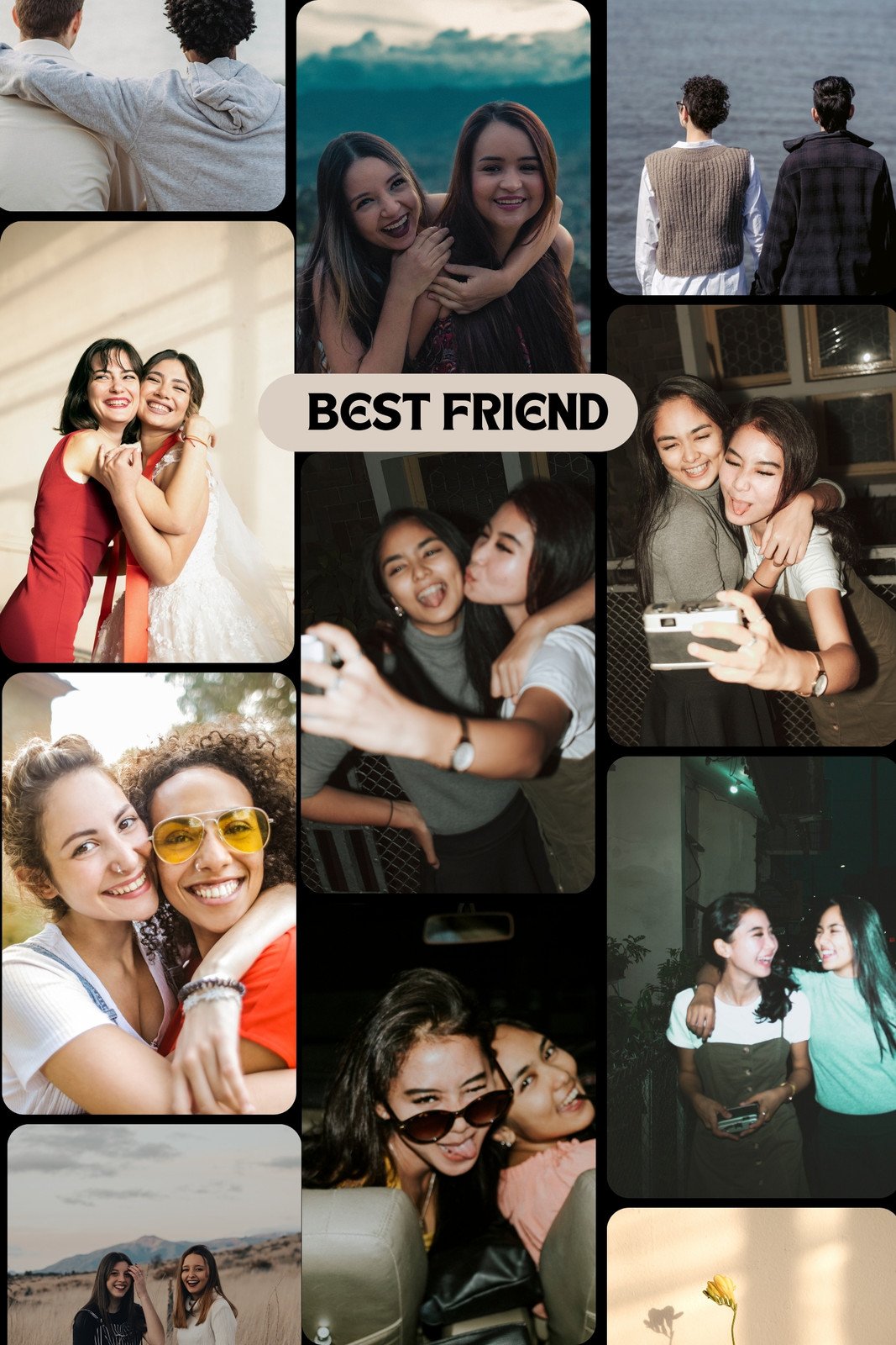 Best friend forever Photo frame effect