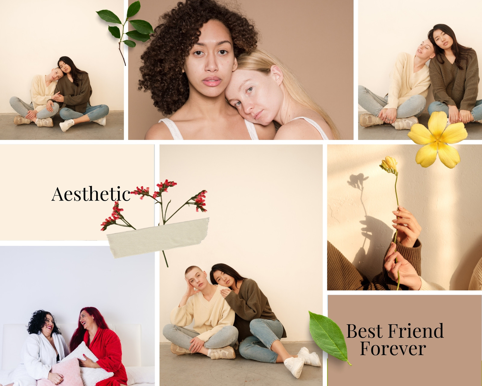 Free and customizable best friend templates