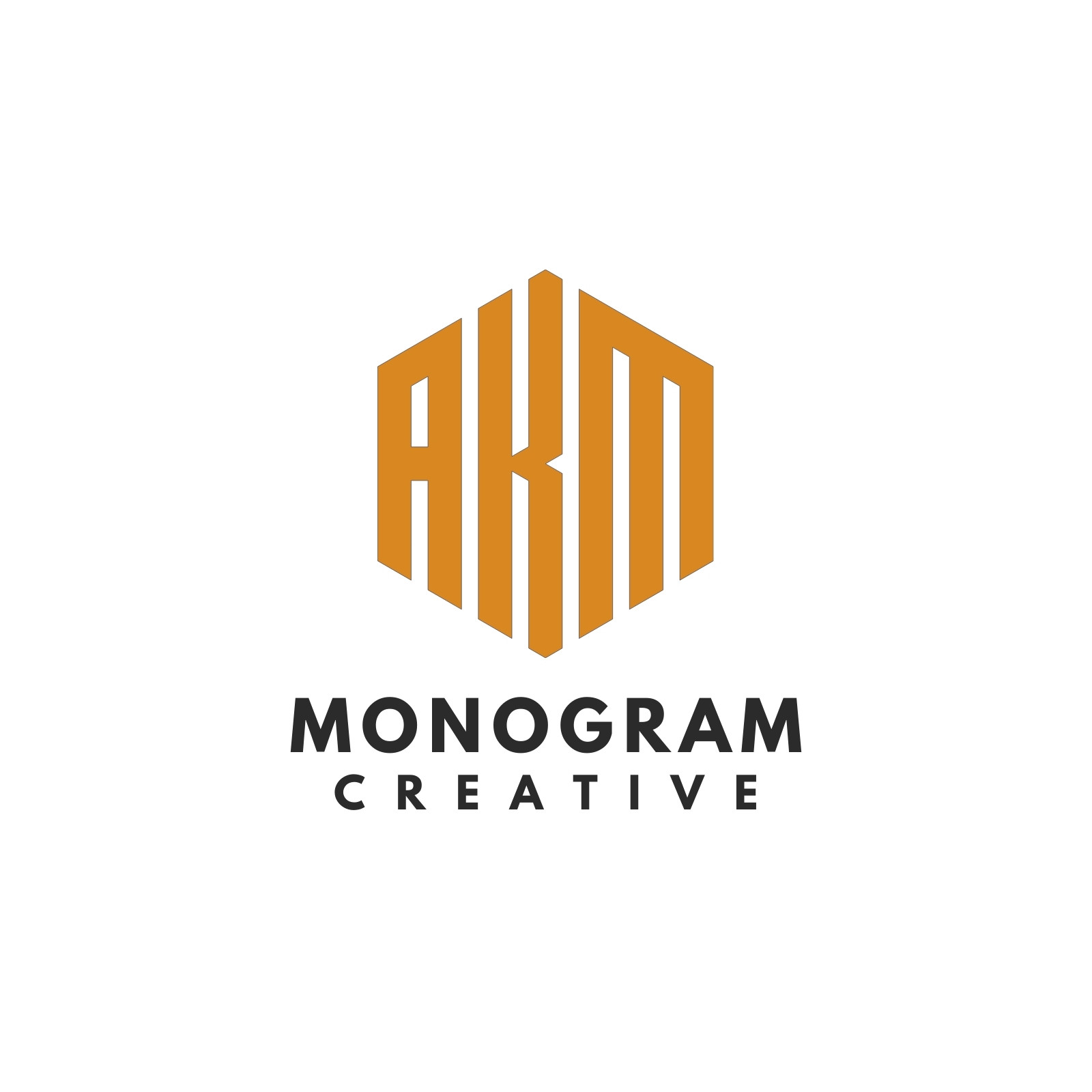 MM Logo monogram with modern style concept design template