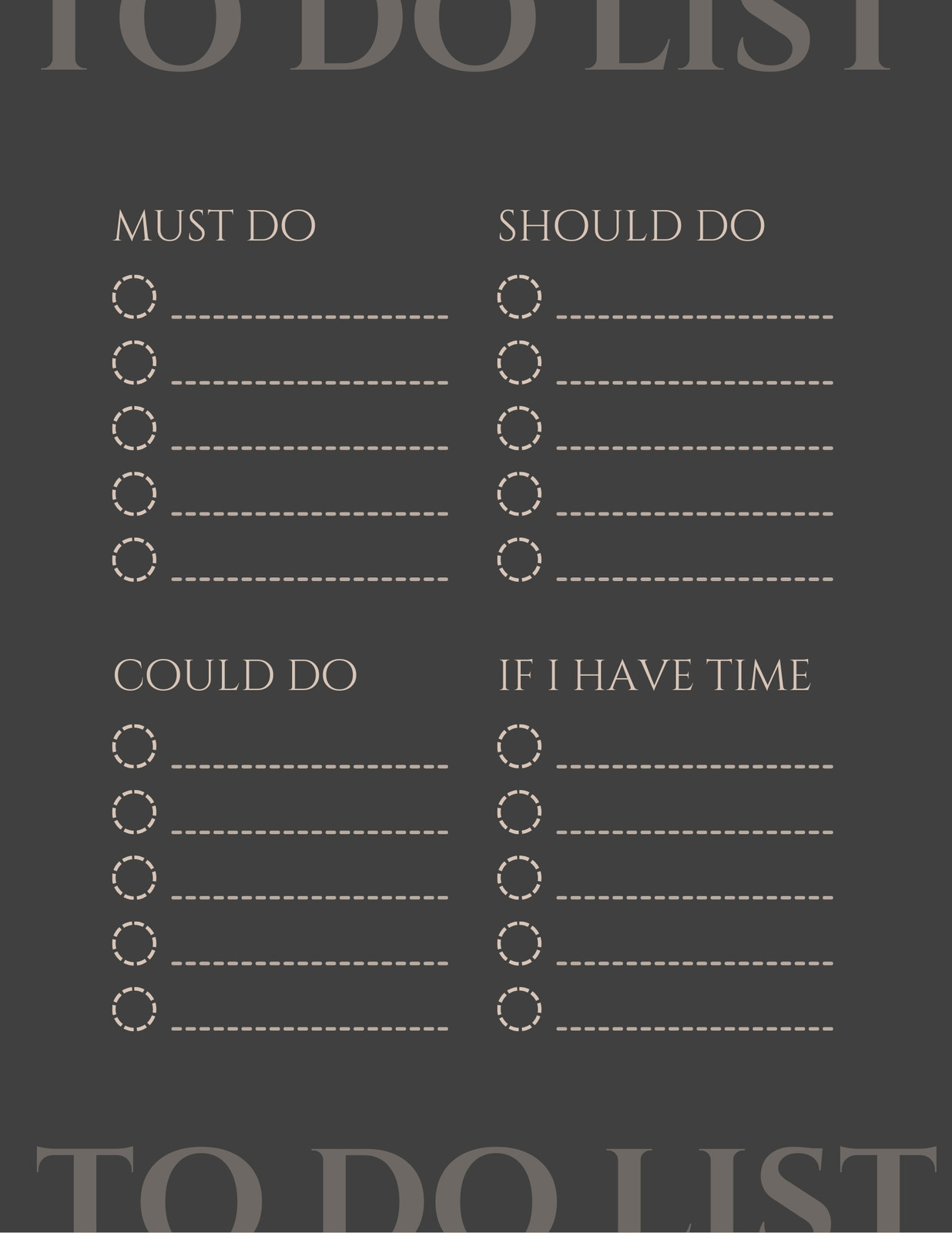 Free daily planner templates to customize