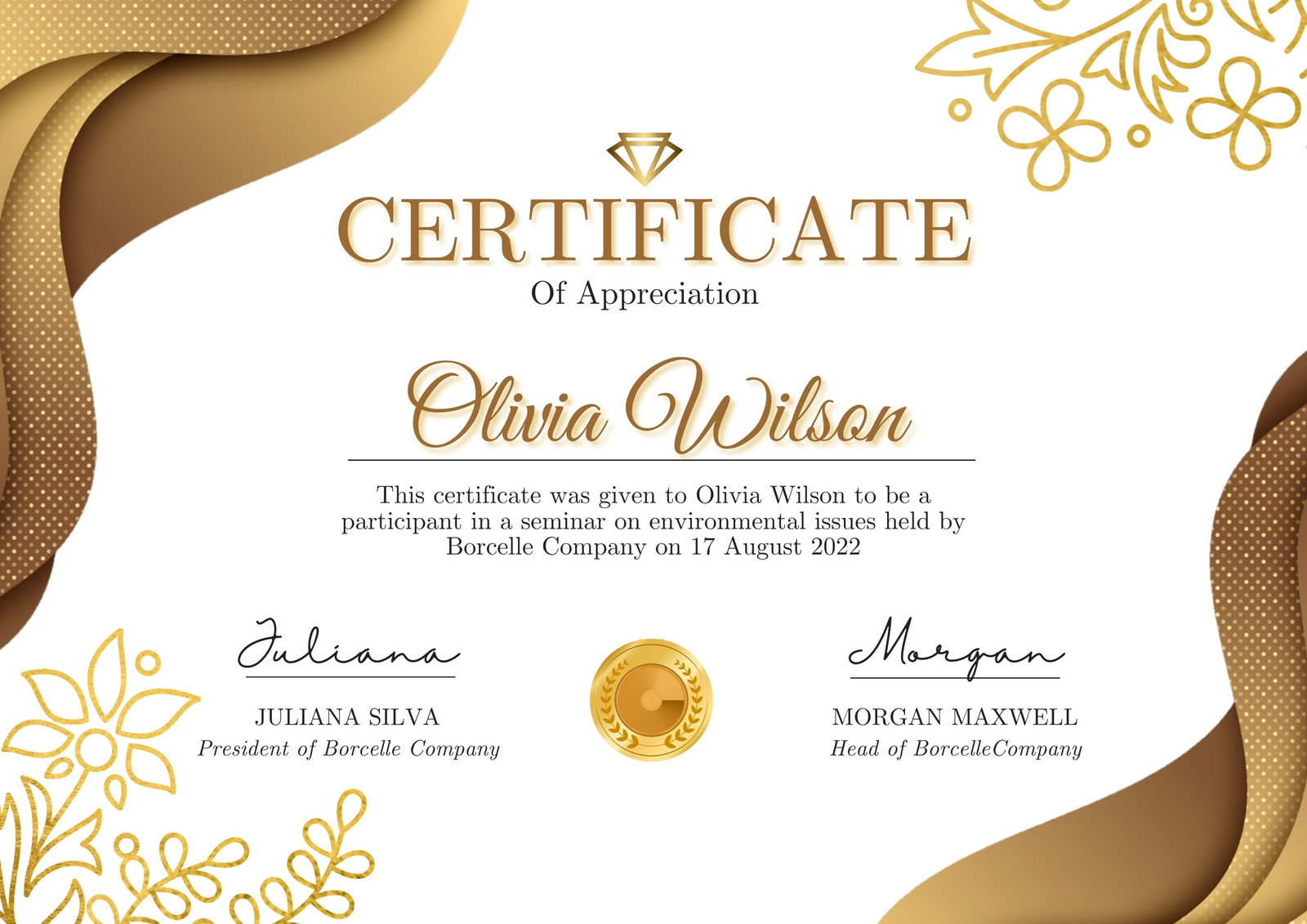 Canva Gold Professional Seminar Certificate Landscape JPUgRIYJP8E 