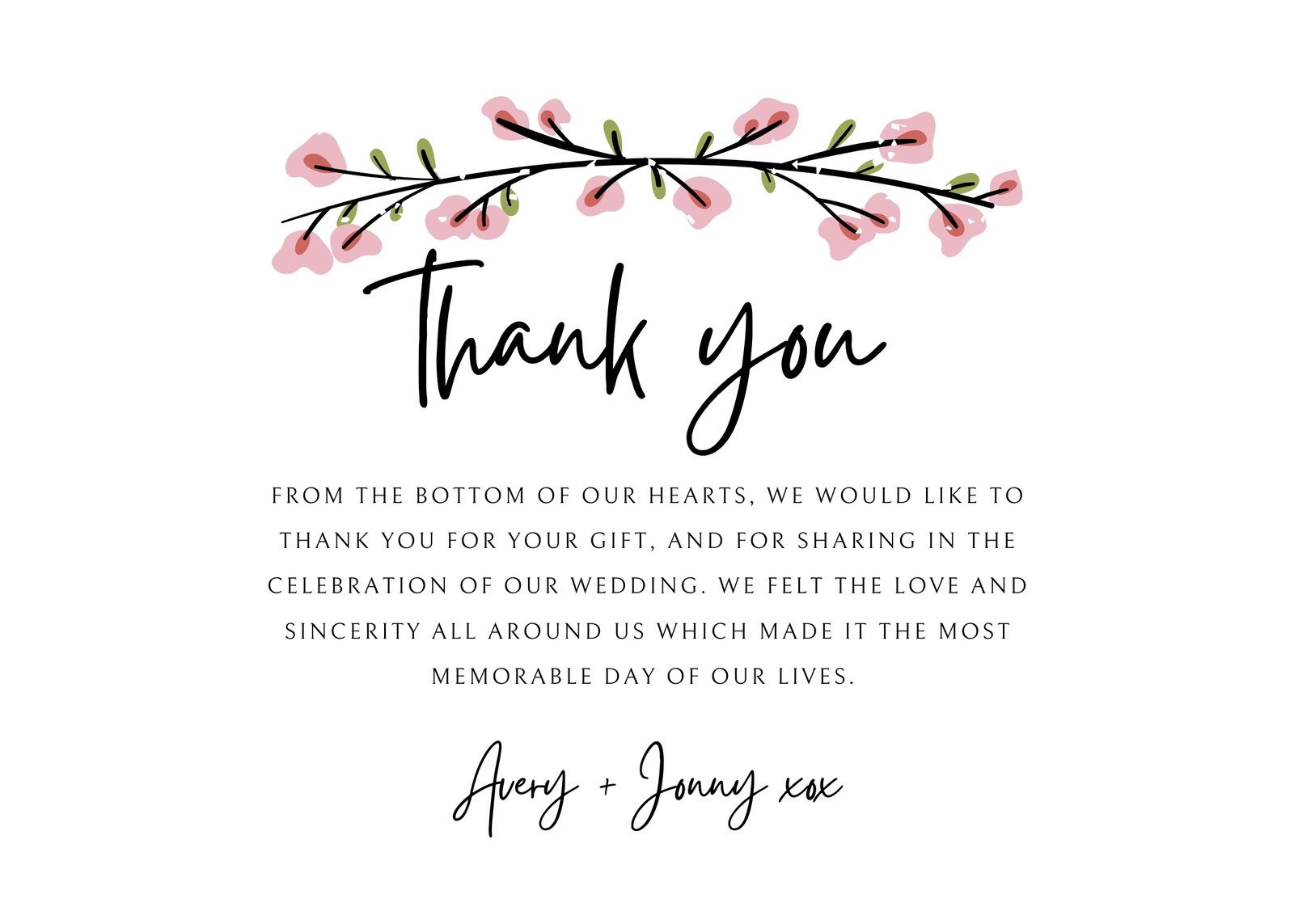 wedding-card-thank-you-notes-gold-heart-and-from-the-happy-couple