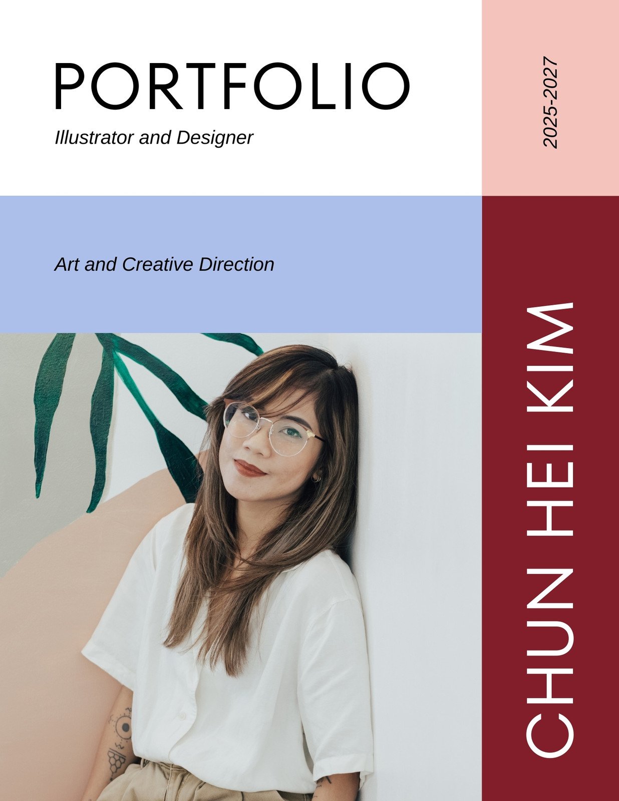 art portfolio cover design