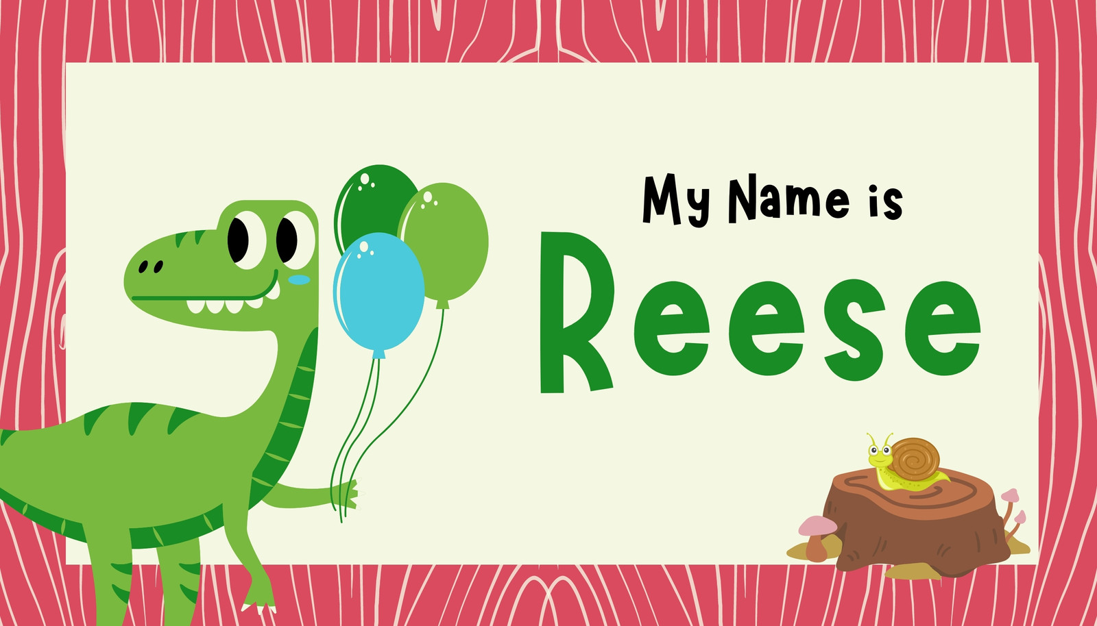 Free, printable, customizable name tag templates