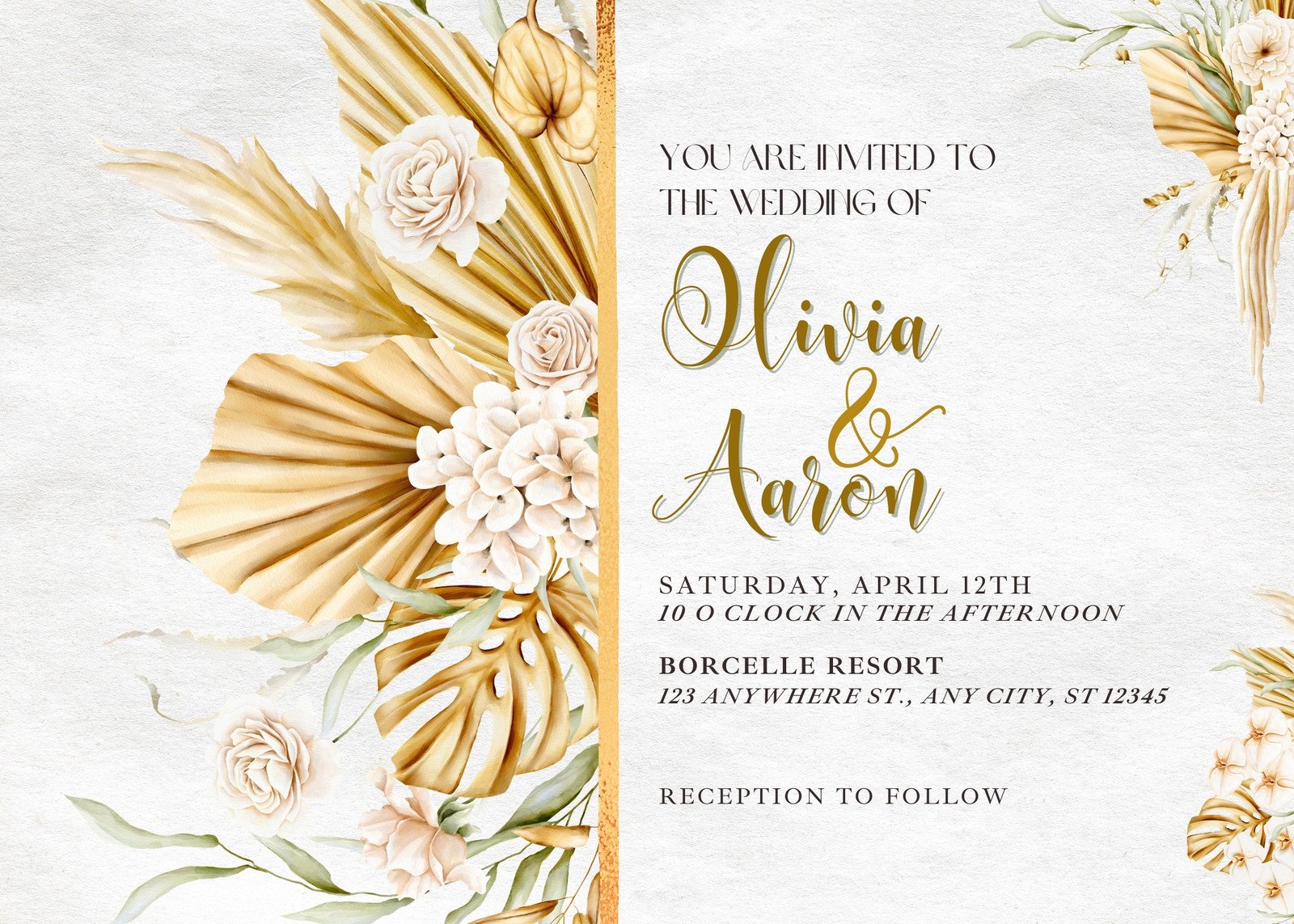 Unique Wedding Invitation Design