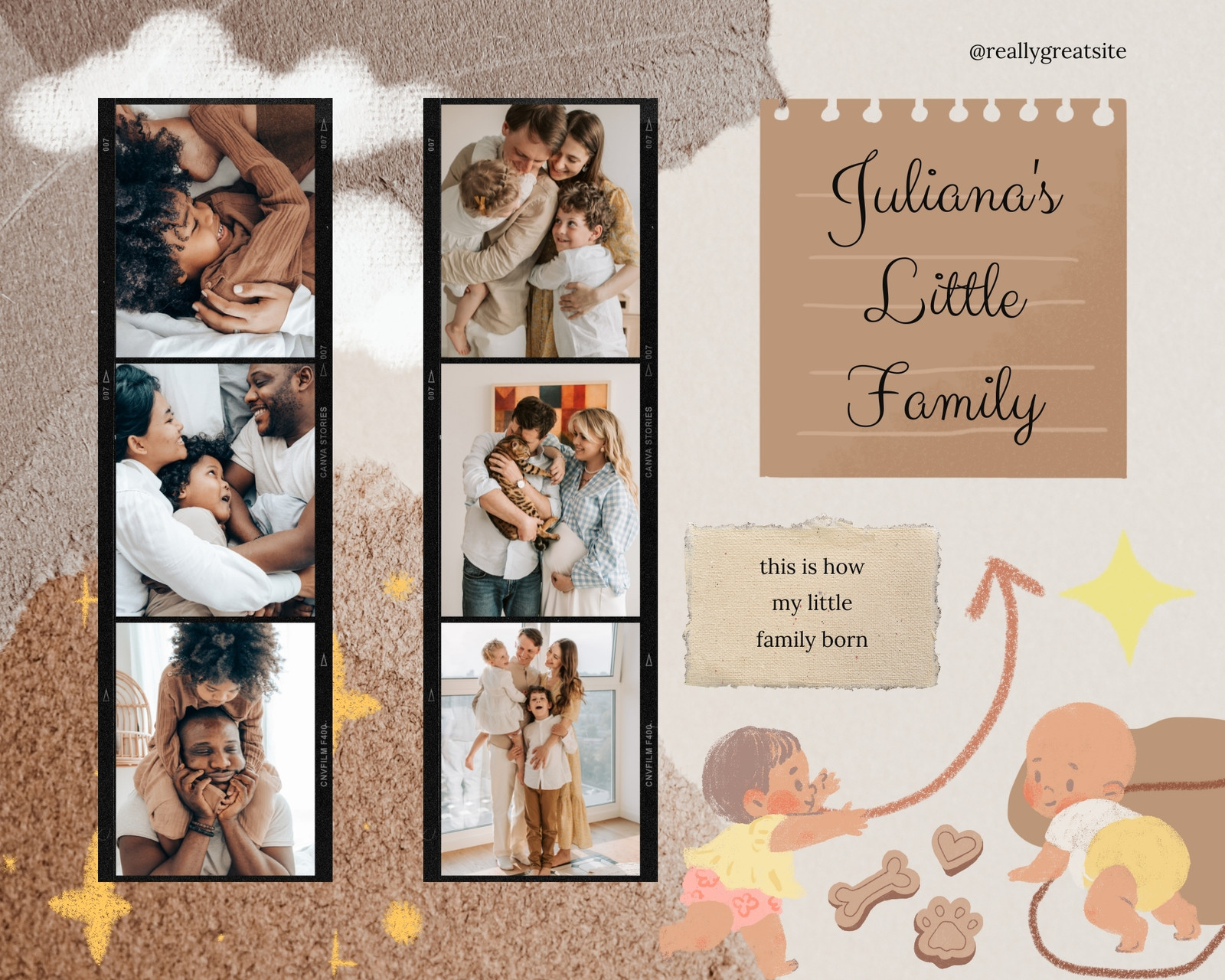 Page 11 - Free and customizable family photo collage templates | Canva