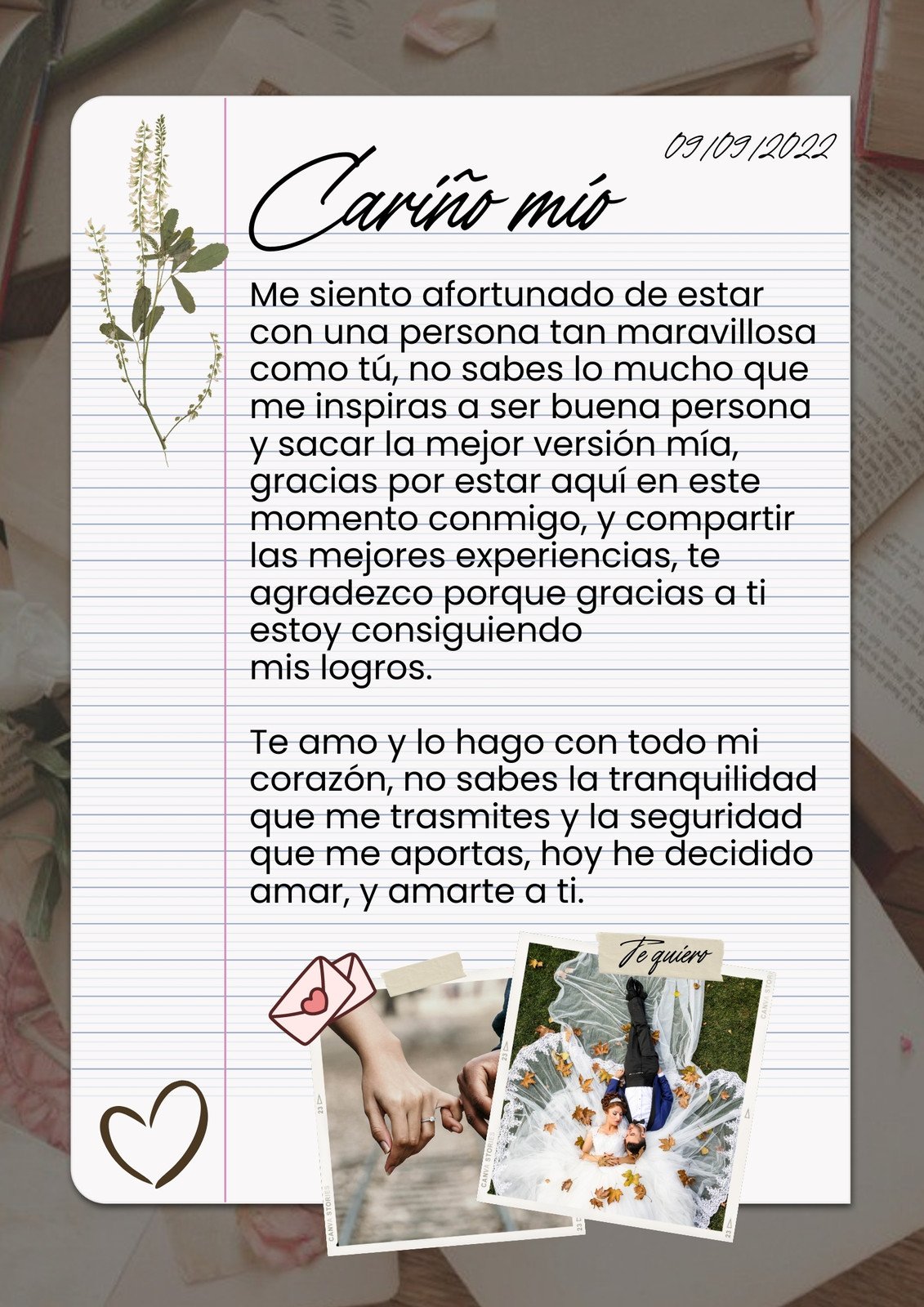 Carta De Amor Lgbt Página 7 - Afiches De Amor Para Mi Novio gratis | Canva