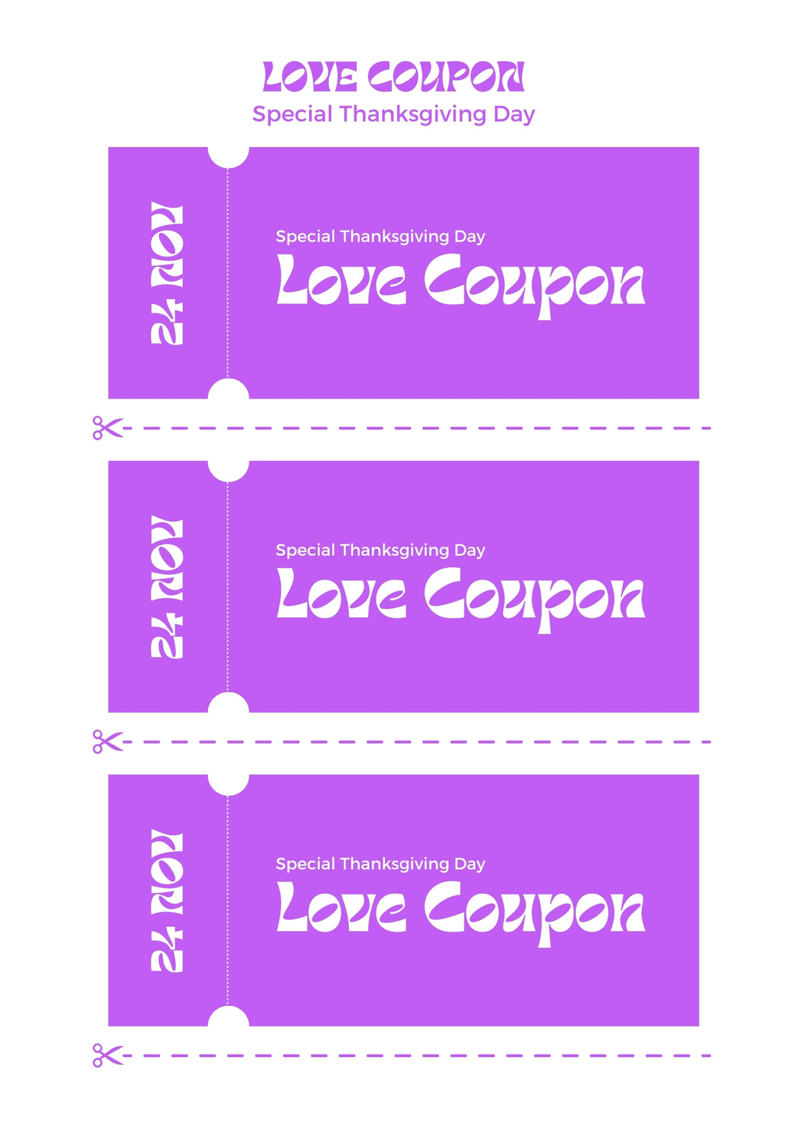 Page 4 - Free printable love coupon templates