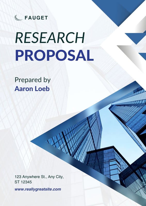 research proposal template free