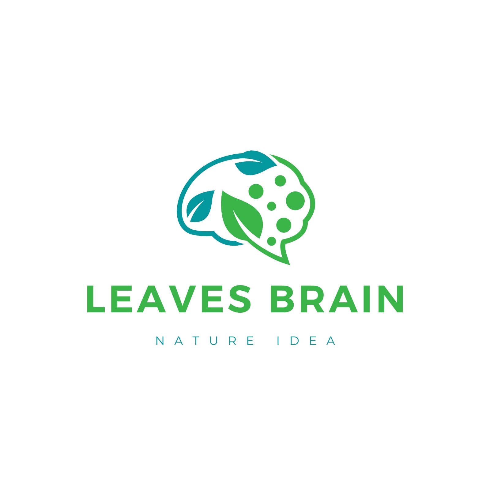 Nature Leaves Brain Logo