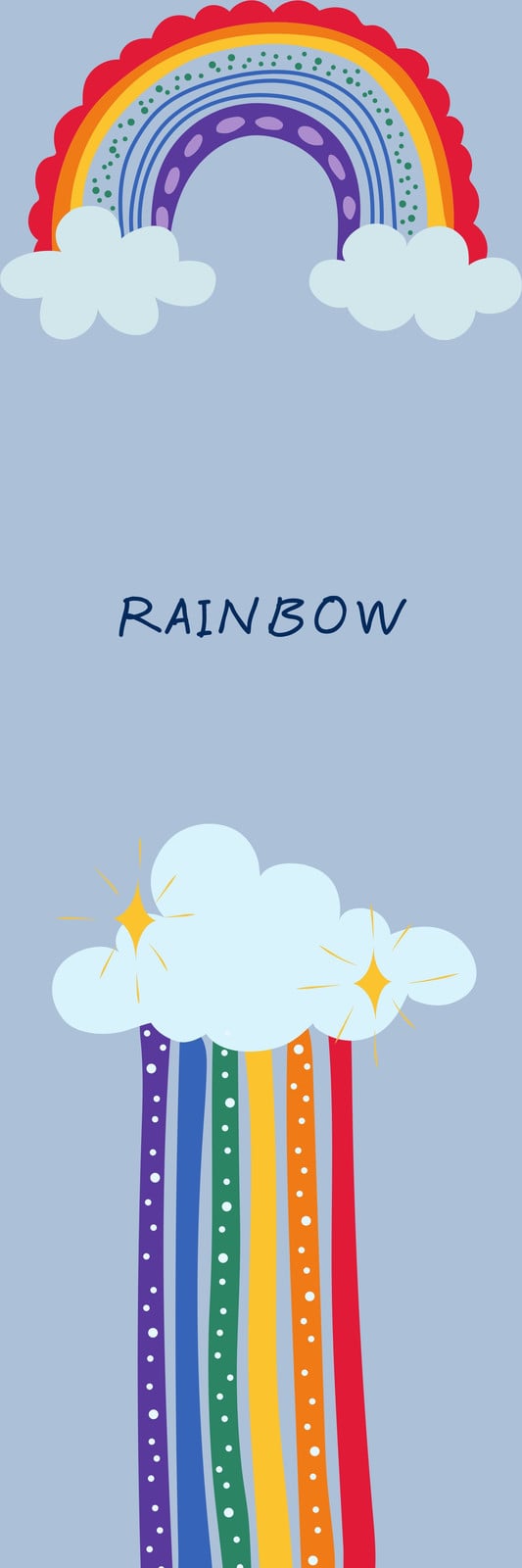 Free and customizable rainbow background templates