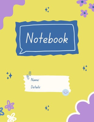 Free to edit digital notebook cover templates | Canva