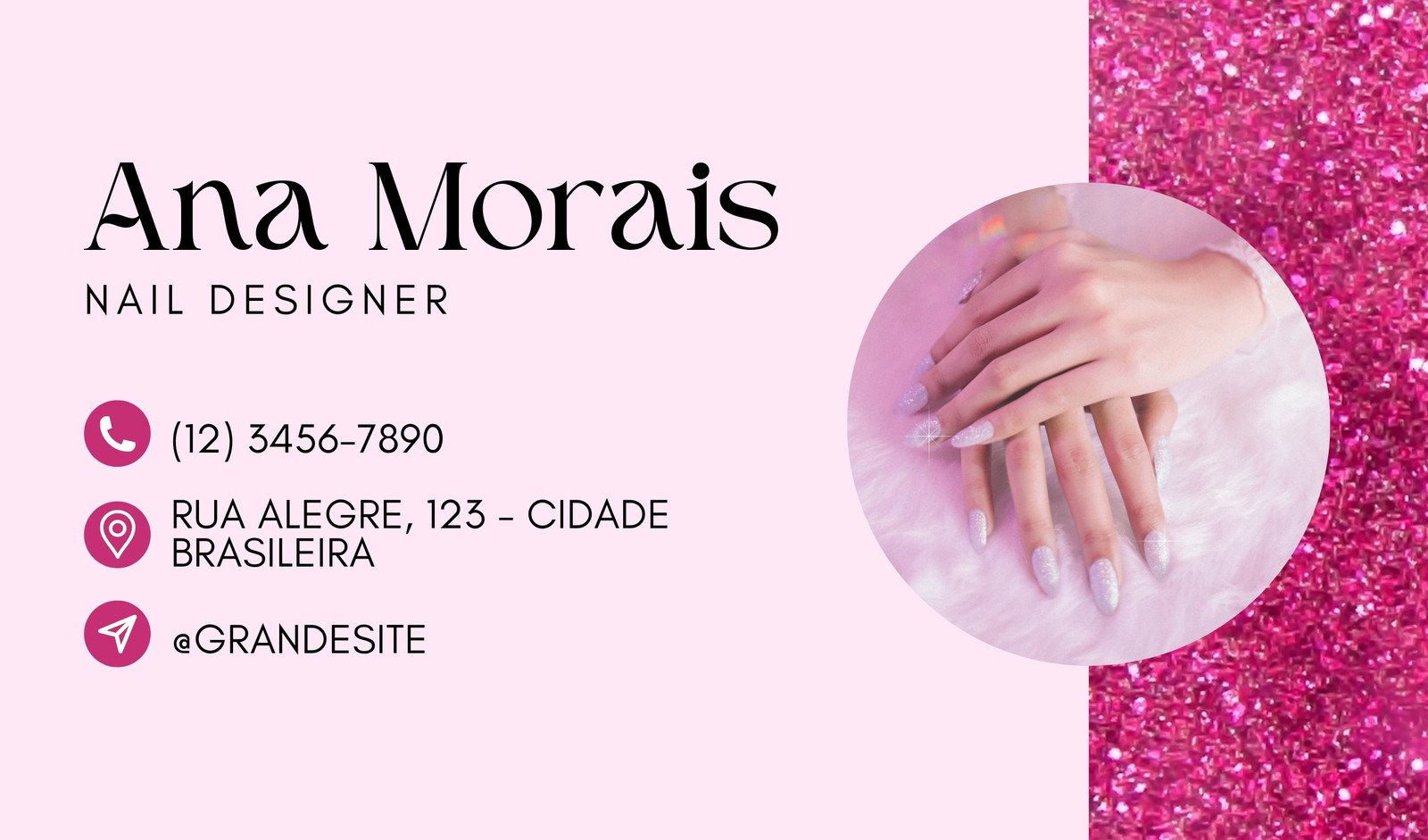 Total Imagem Modelo De Cartao De Manicure Br Thptnganamst Edu Vn