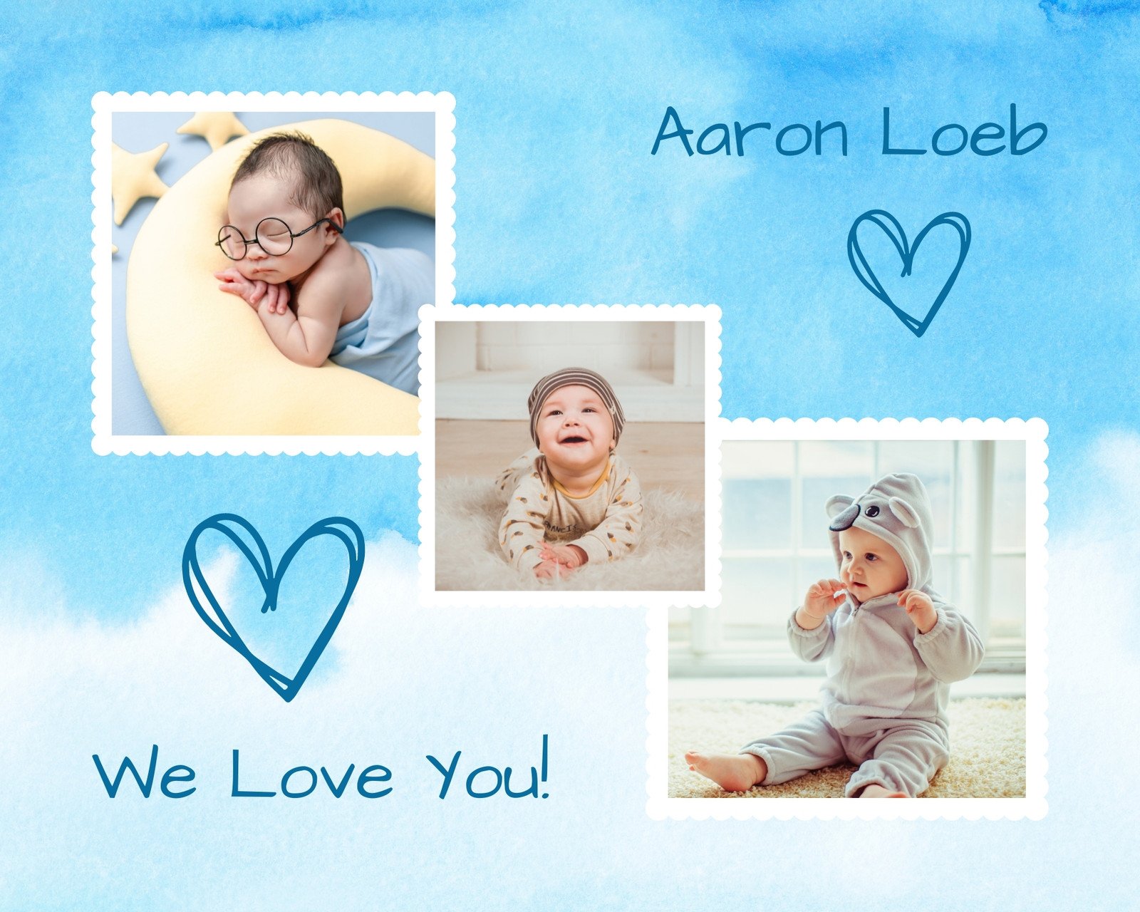 Free and customizable baby photo collage templates | Canva