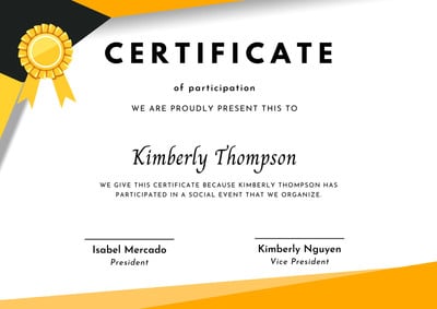 Free, custom printable certificate of completion templates | Canva