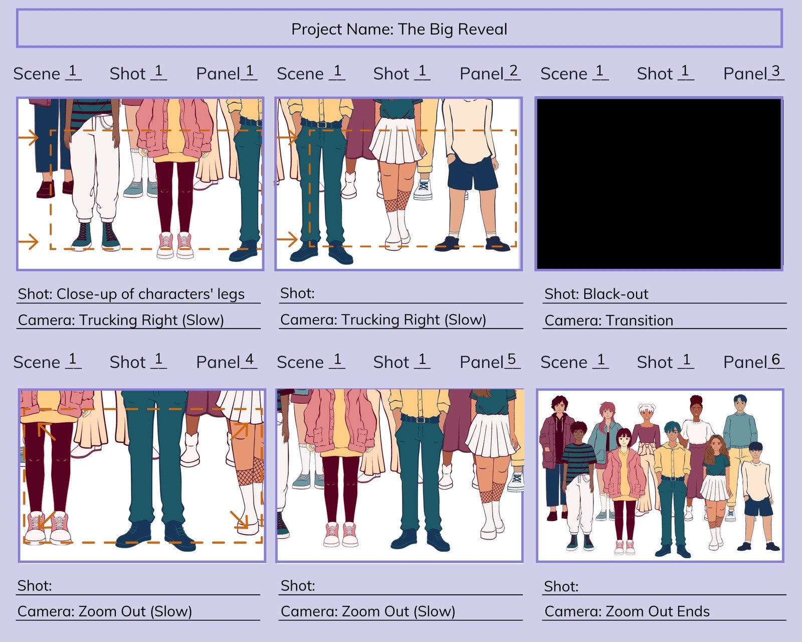 Free, printable, customizable storyboard templates | Canva