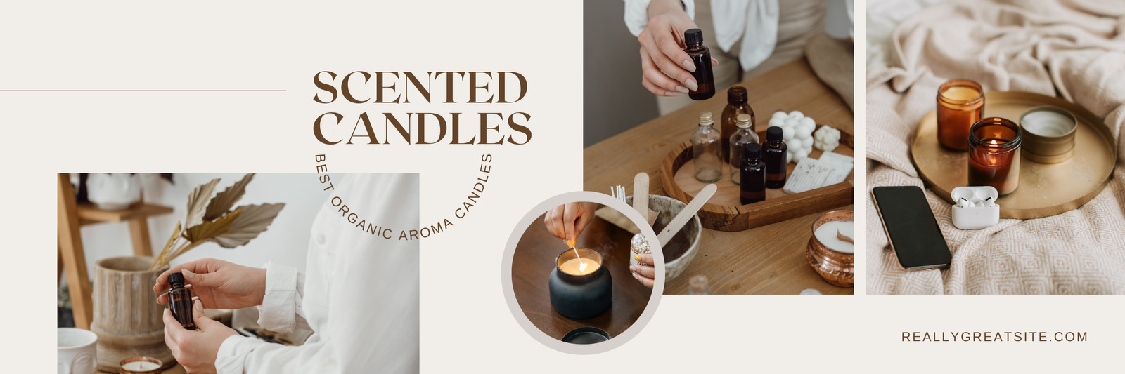 Scented Candles Twitter Header 