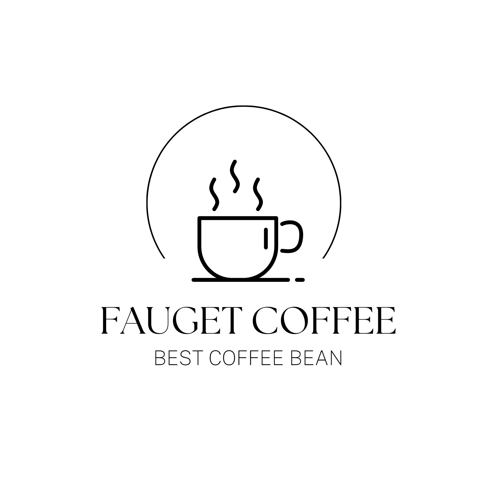 Free printable and customizable cafe logo templates