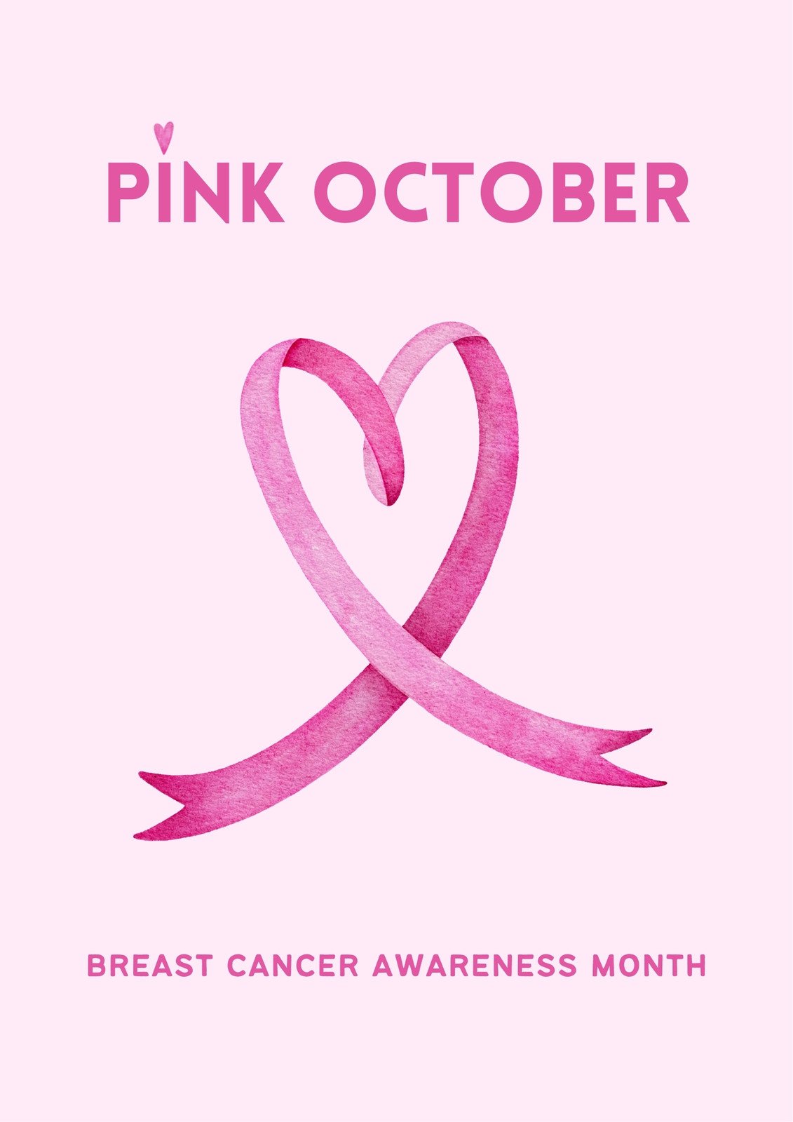 Breast Cancer Awareness Poster Template - Venngage